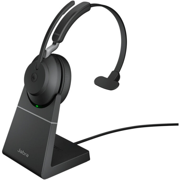 Jabra Evolve2 65 Mono UC, with charging base