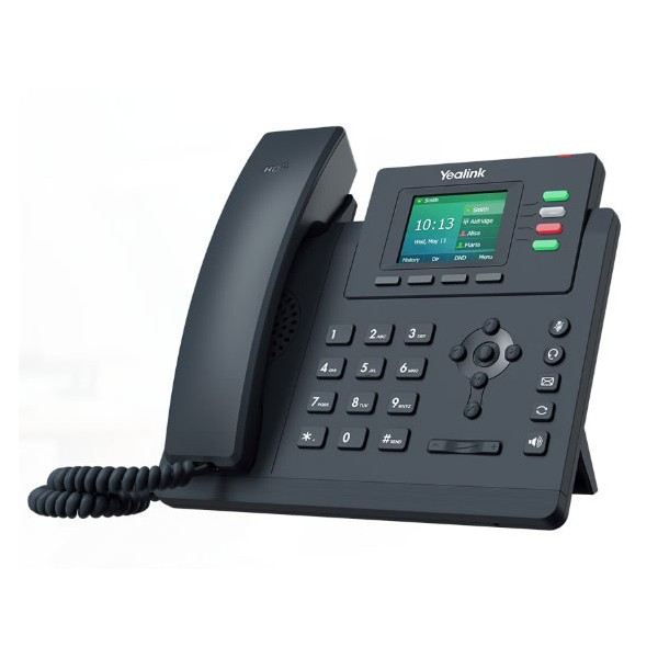 Yealink SIP-T33P, IP Phone-4 SIP account, PoE, 2 porte 10/100M, 4 tasti BLF