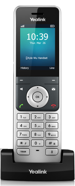Yealink W56H, DECT-IP Handset- compatibile con W60P/B, display da 2.4" a colori, 30 ore in chiamata
